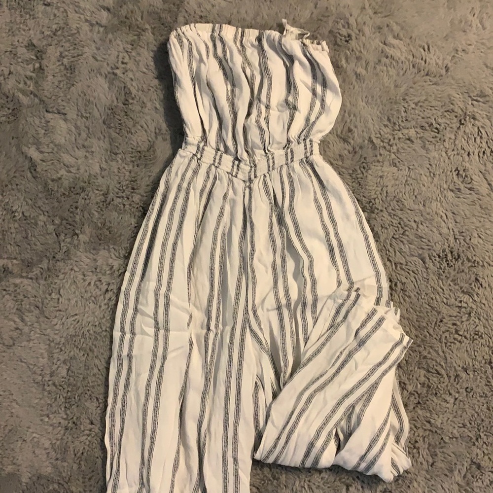 Urban Outfitters Stripped Jumpsuit